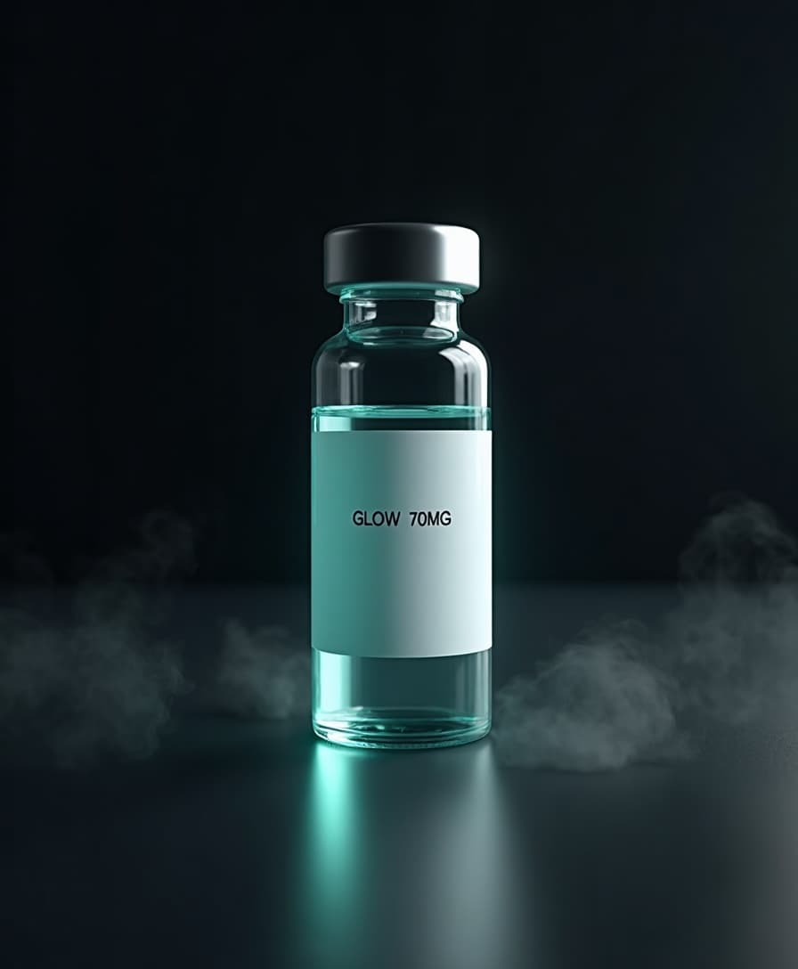 GLOW – 70MG research peptide vial 70 mg / vial