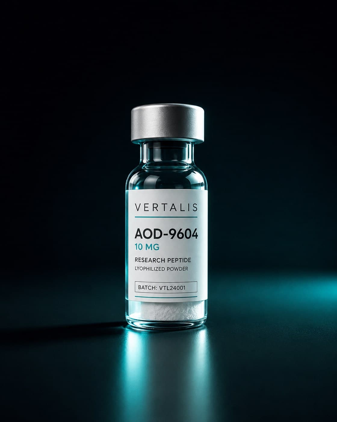 AOD-9604 research peptide vial 10 mg / vial