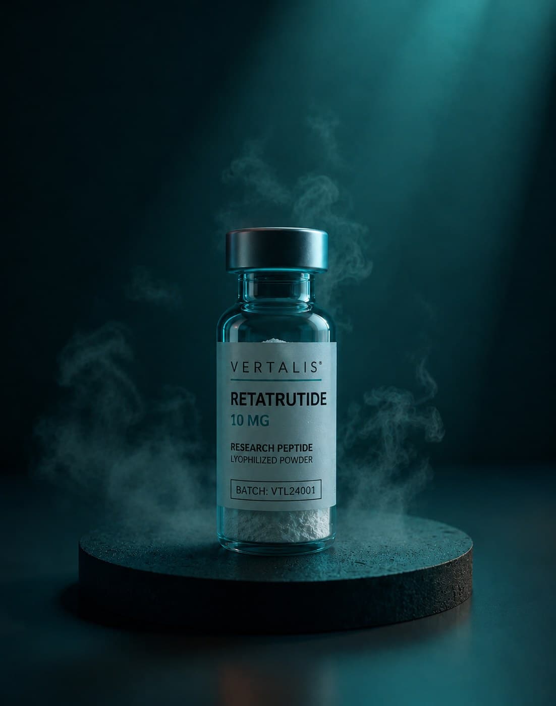 Retatrutide research peptide vial 10 mg / vial