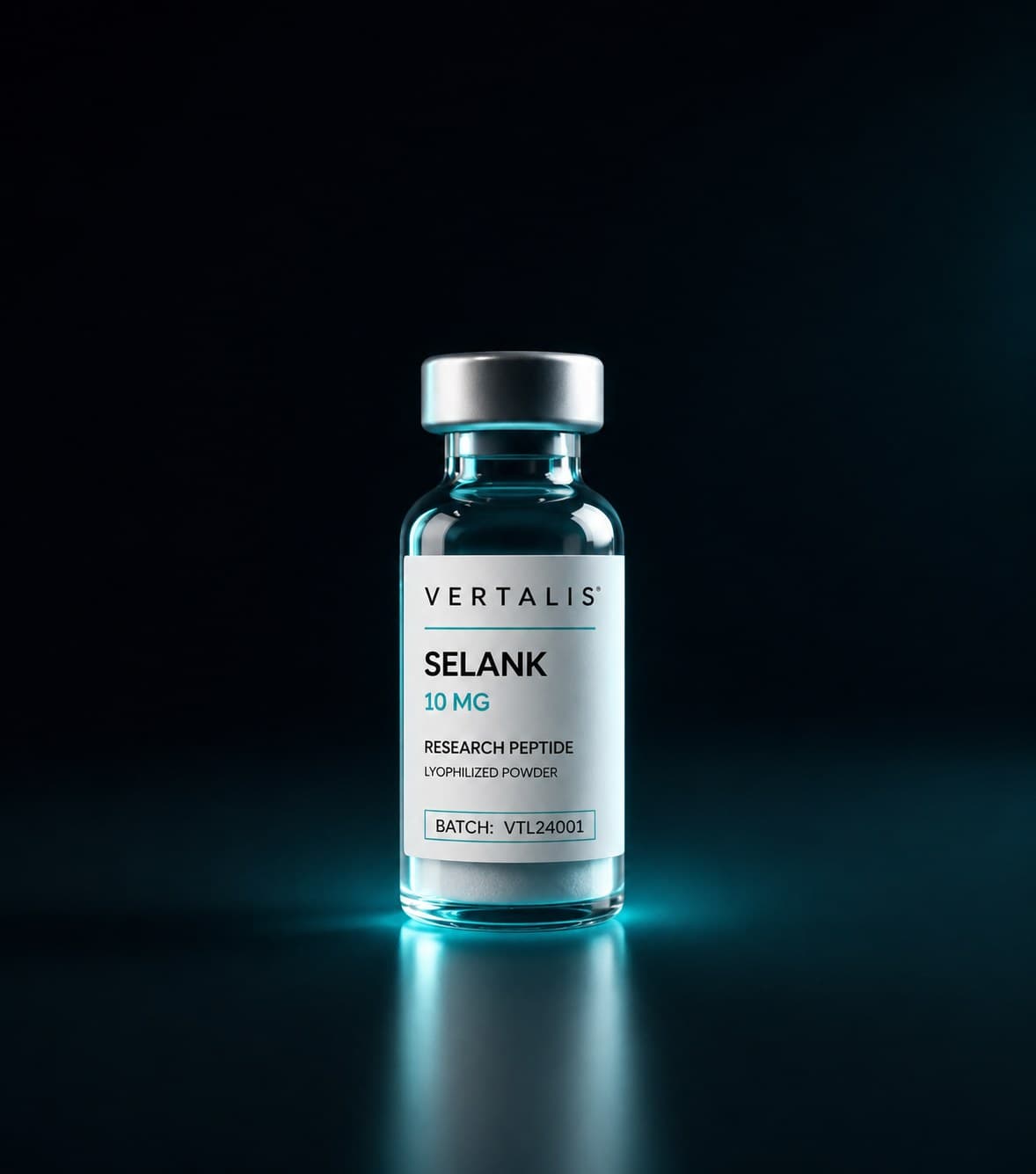 Selank research peptide vial 10 mg / vial