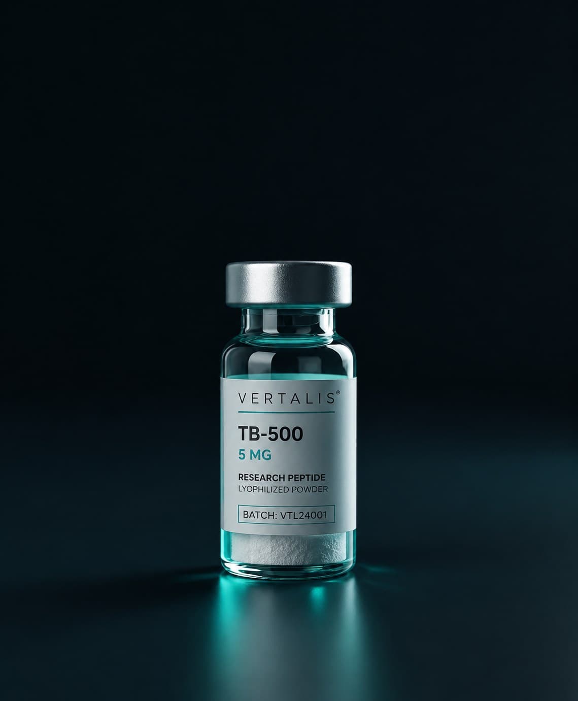 TB-500 research peptide vial 5 mg / vial