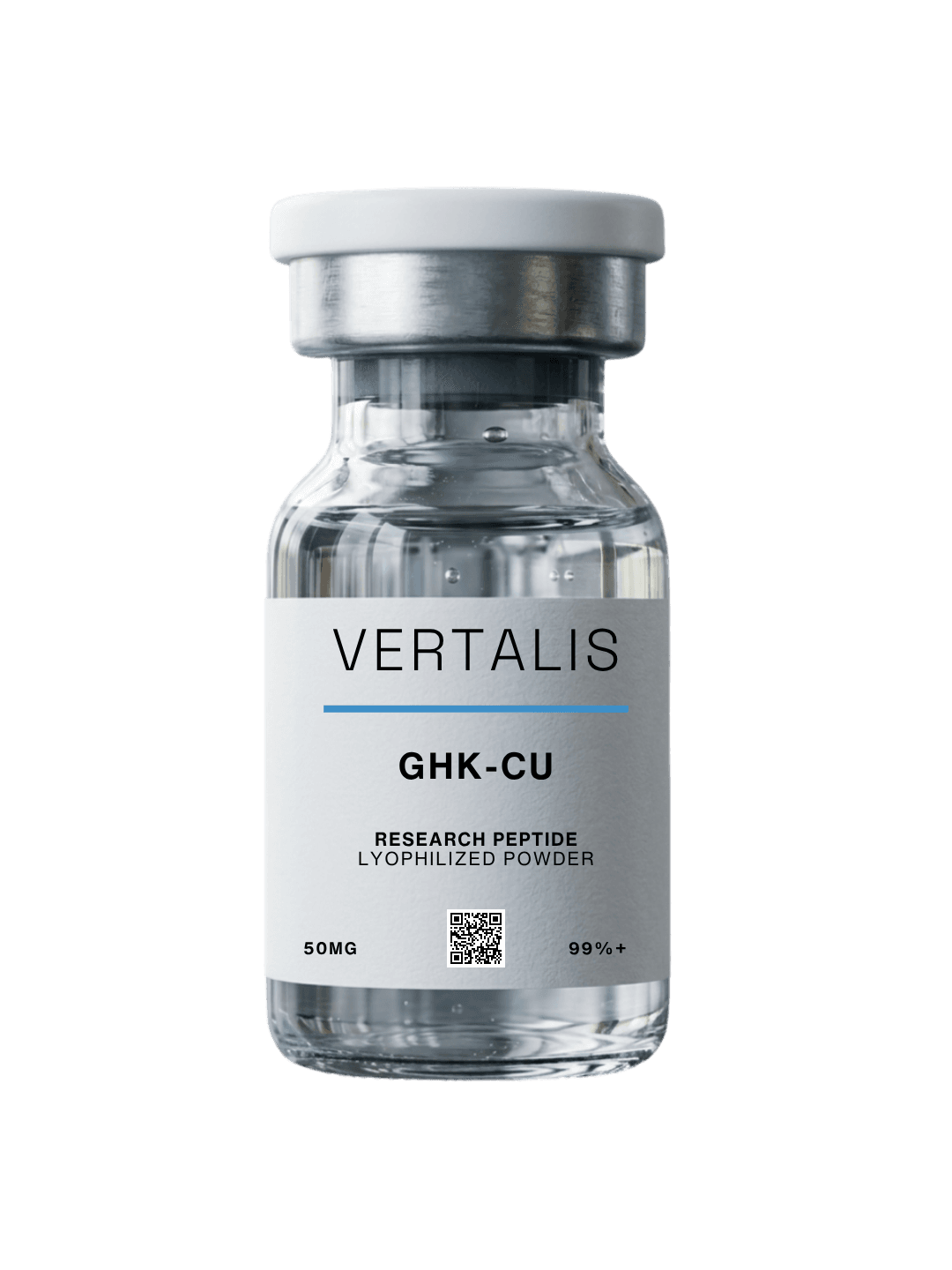 GHK-Cu research peptide vial 50 mg / vial